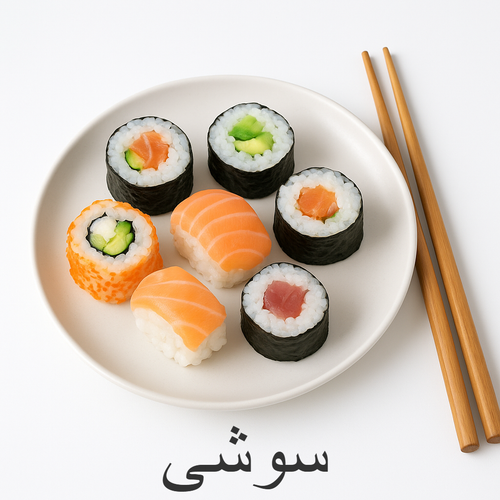 مواد اولیه سوشی