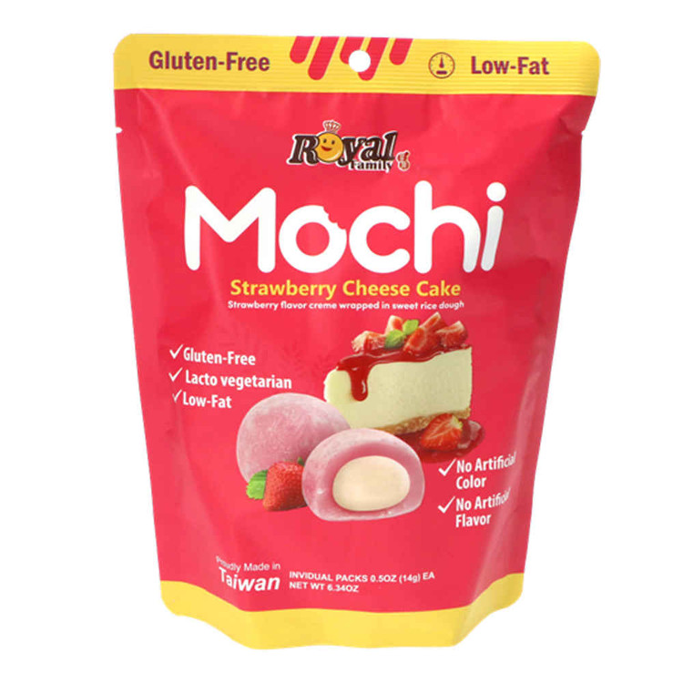 خرید موچی چیز کیک توت فرنگی رویال فمیلی