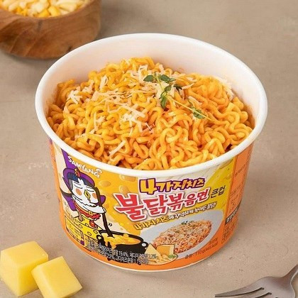 خرید نودل کره ای کاسه ای طعم چهارپنیر