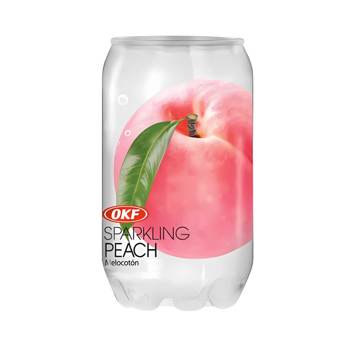 خرید نوشیدنی گازدار کره ای okf با طعم هلو