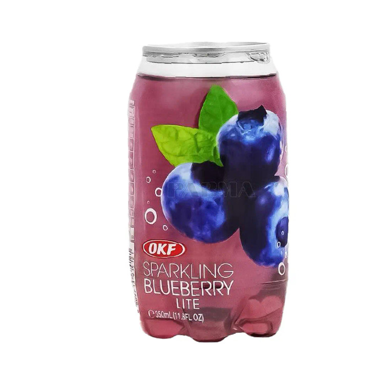 خرید نوشیدنی گازدار کره ای okf با طعم بلوبری