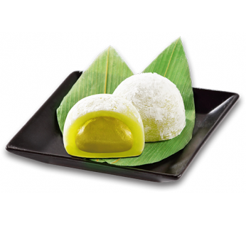 دسر موچی ماچا با پرزنتیشن سنتی آسیایی