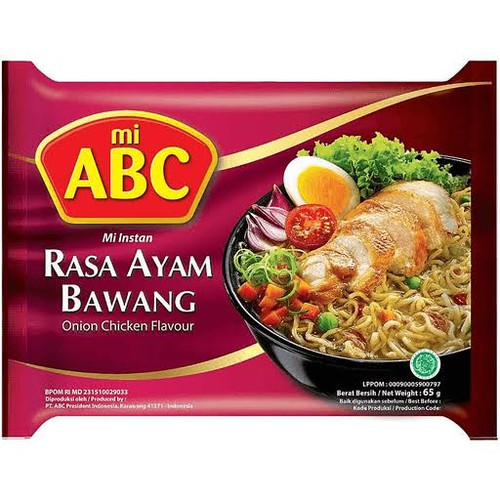 نودل abc با طعم مرغ و پیاز