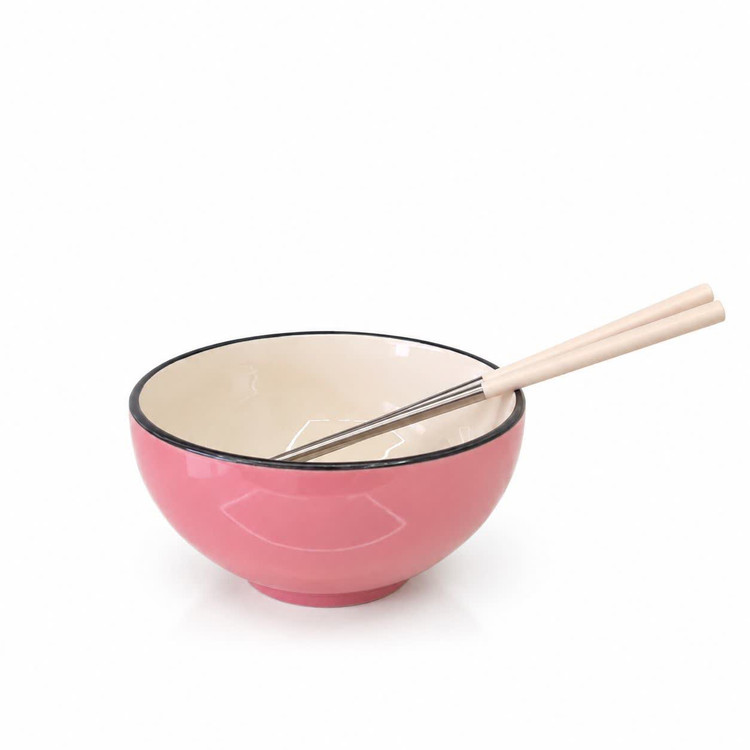 ست کاسه و چاپستیک فانتزی (نودل خوری)